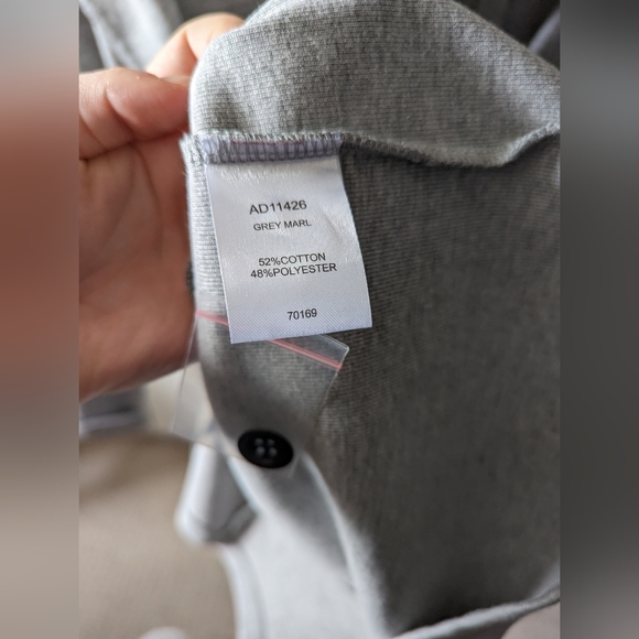 New Grey Marl Longline Jacket Size 16-18 - Picture 5 of 5